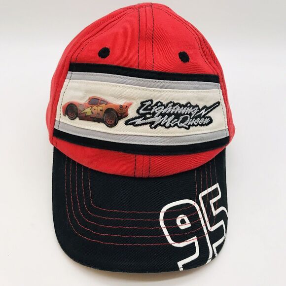 Lightning Mcqueen Disney x Pixar Cars Movie Hat Toddler Strapback Baseball Cap - Picture 6 of 11